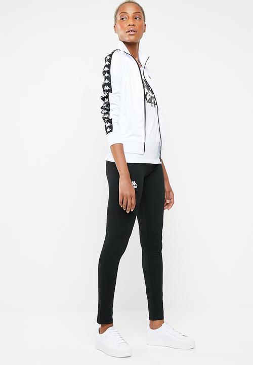 KAPPA - Banda logo tape jacket - white & black
