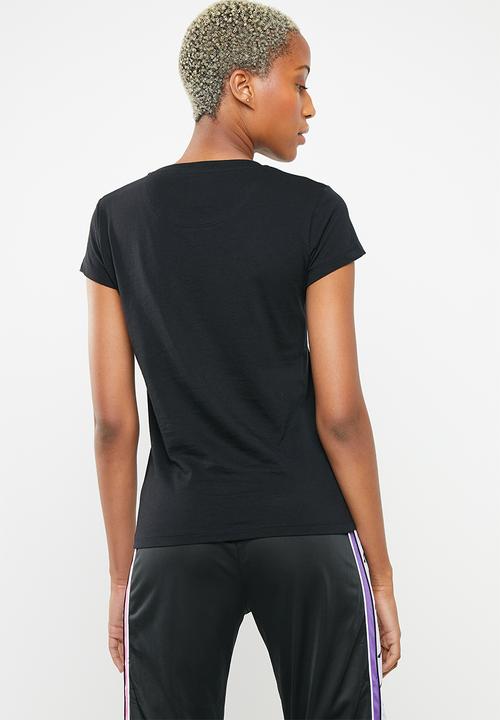 KAPPA - Authentic westessi T-shirt - black & white