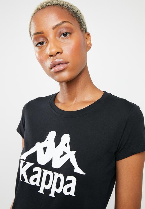 KAPPA - Authentic westessi T-shirt - black & white