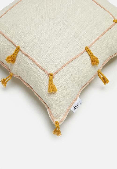Sixth Floor - Tesiba cushion cover - yellow