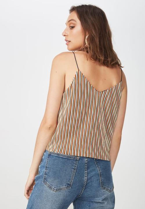 Cotton On - Martha cropped cami - multi