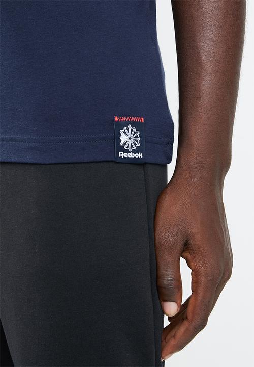 Reebok Classic - Disruptive classic tee - navy