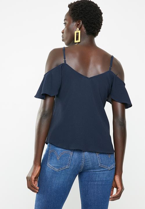 Revenge - Cut-out top - navy