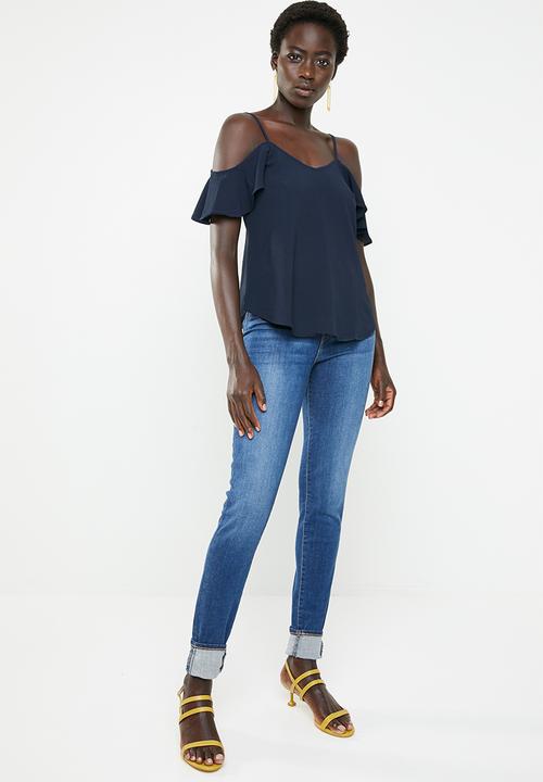 Revenge - Cut-out top - navy
