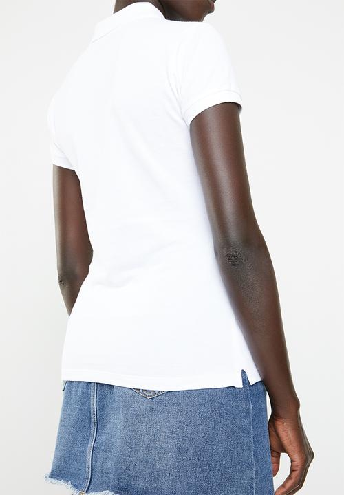 GUESS - Short sleeve classic polo - white