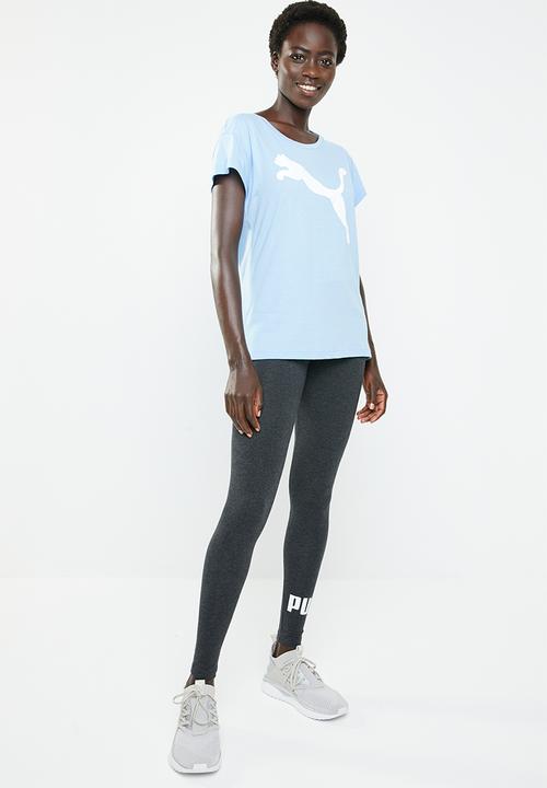 PUMA - Active logo tee - blue
