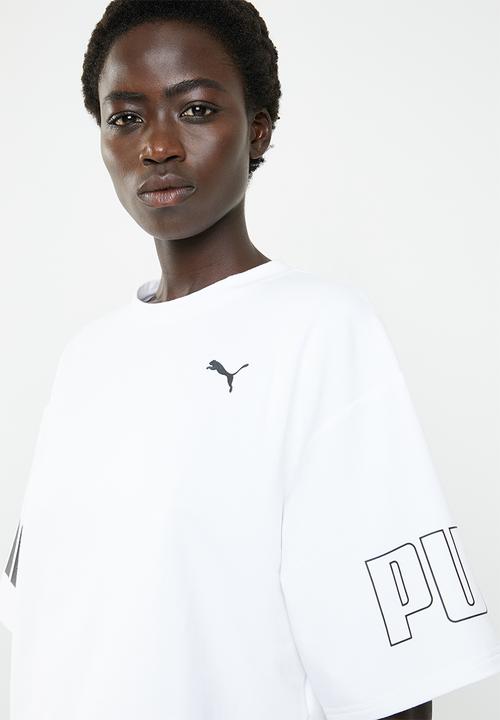 PUMA - Modern sport sweat tee - white