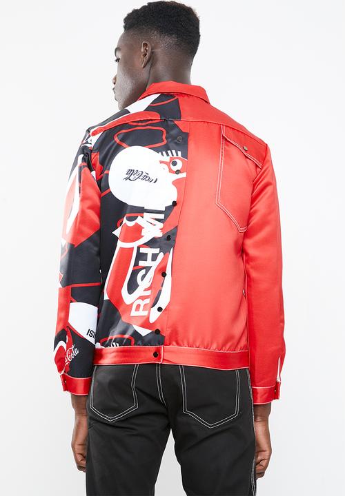 Coke Threds - Coke Threds Rich Mnisi jacket - red/black