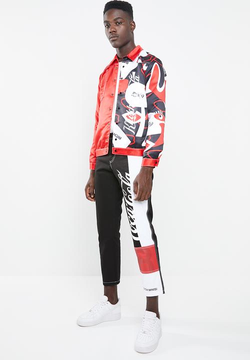 Coke Threds - Coke Threds Rich Mnisi jacket - red/black