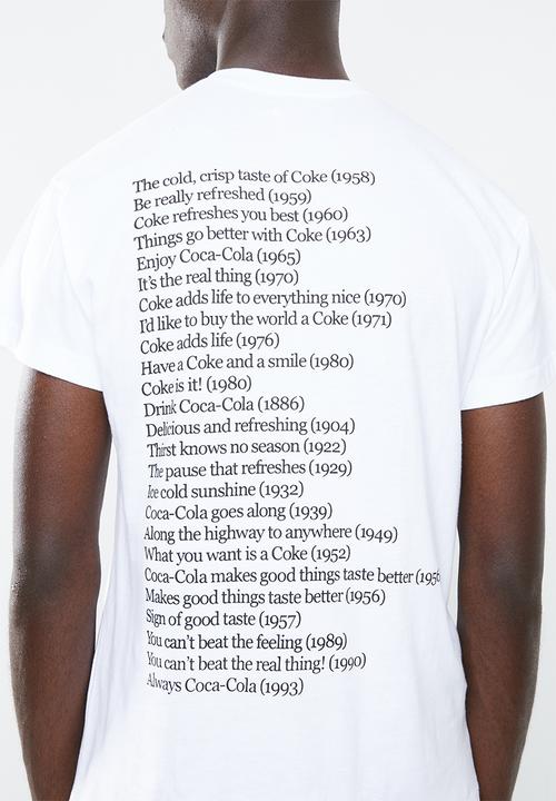 Coke Threds - Coke Threds X Sol - Sol tee - white