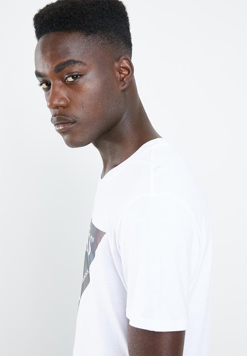 GUESS - Guess hologram short sleeve tee - white