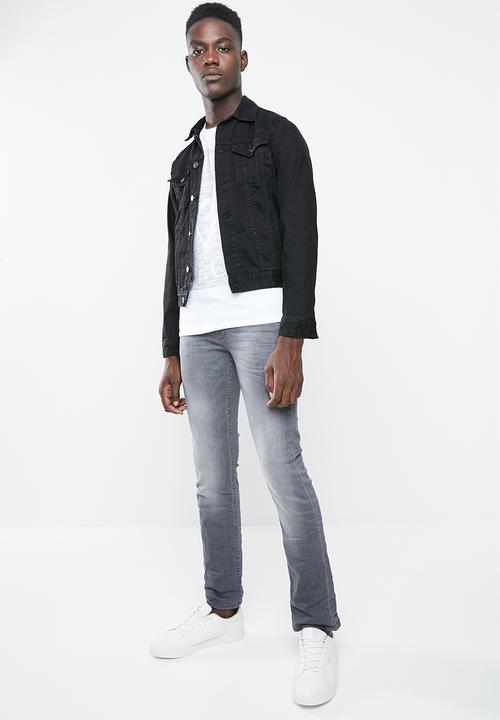 GUESS - Guess text tee - white
