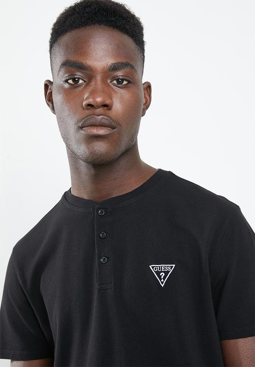 GUESS - Short sleeve philli polo - black