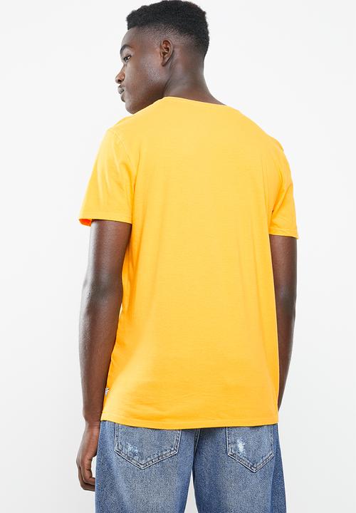 GUESS - Guess black out short sleeve tee - yellow