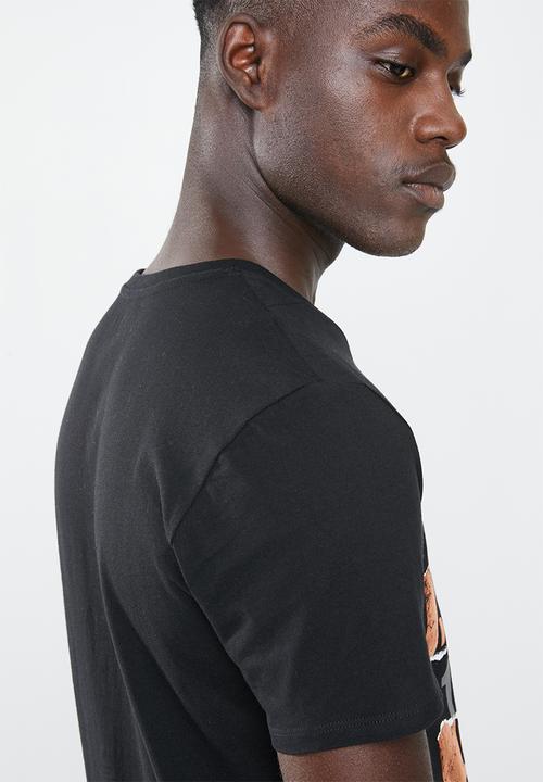 GUESS - Short sleeve guess bldg tee - black