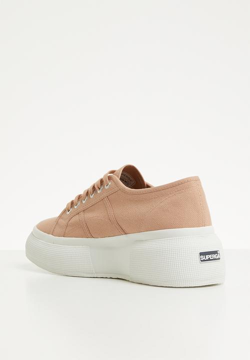 SUPERGA - 2287 Cotu canvas boost wedge - rose mahogany