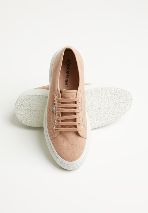 SUPERGA - 2287 Cotu canvas boost wedge - rose mahogany
