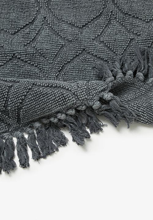 Sixth Floor - Sterling jacquard bathmat - grey 