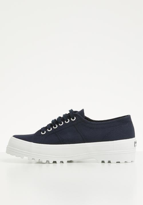 SUPERGA - 2555 Cotu canvas tank sole - f43 navy white