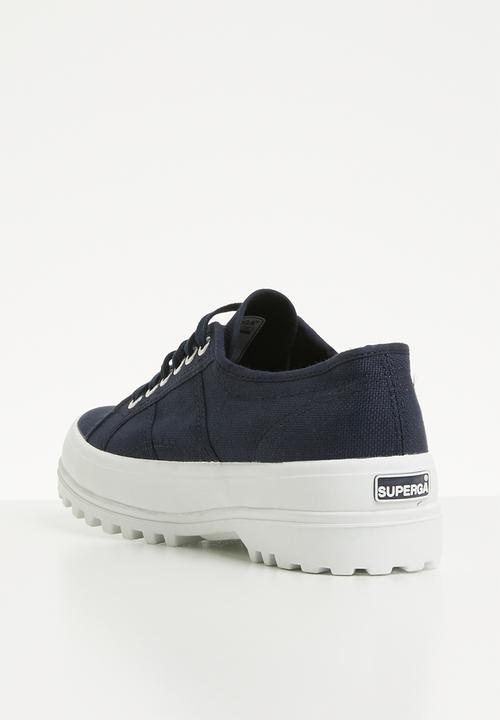 SUPERGA - 2555 Cotu canvas tank sole - f43 navy white