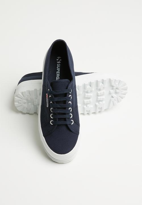 SUPERGA - 2555 Cotu canvas tank sole - f43 navy white