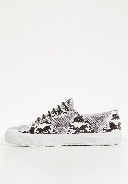 SUPERGA - 2750 Synthetic snake - c89 white-black