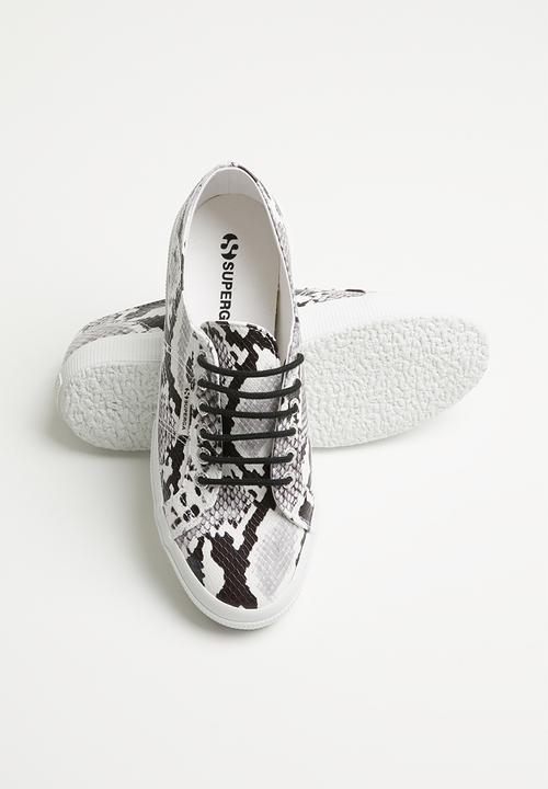 SUPERGA - 2750 Synthetic snake - c89 white-black