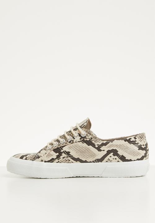 SUPERGA - 2750 Synthetic snake - g65 taupe -black