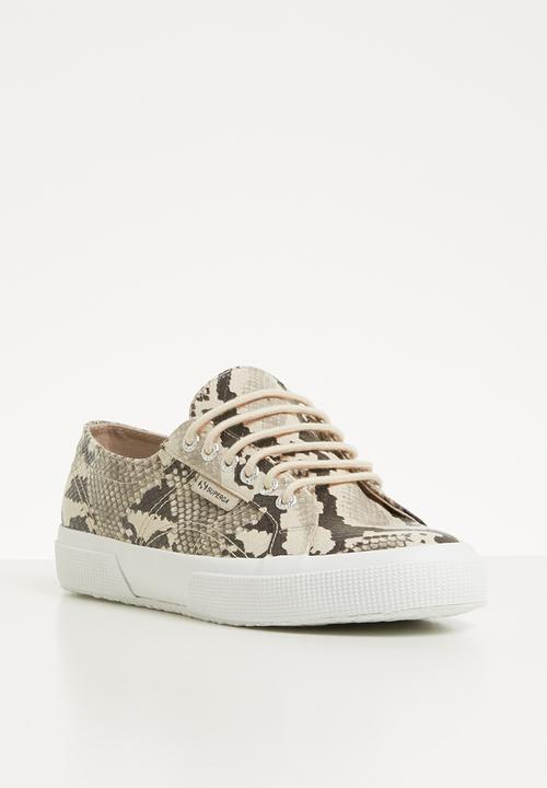 SUPERGA - 2750 Synthetic snake - g65 taupe -black