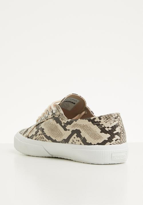 SUPERGA - 2750 Synthetic snake - g65 taupe -black