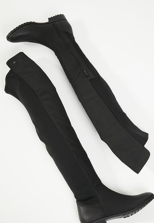 Miss Black - Over the knee boot - black