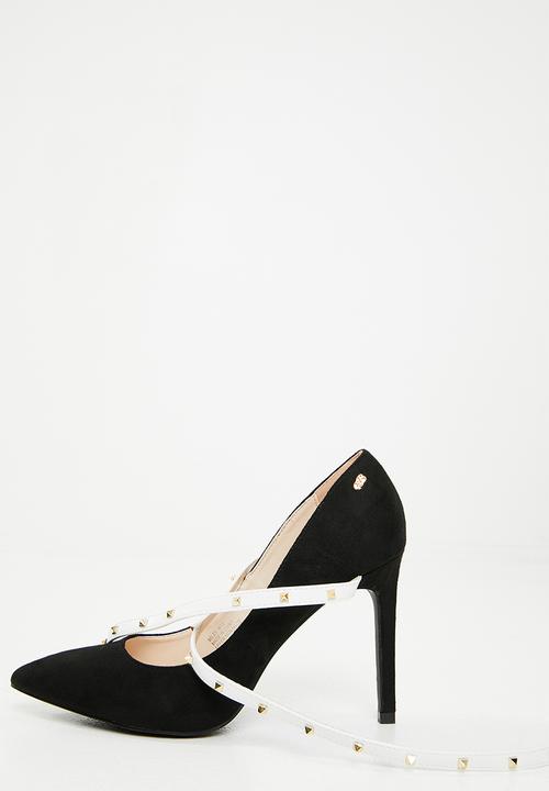 Miss Black - Miley heel - black & white