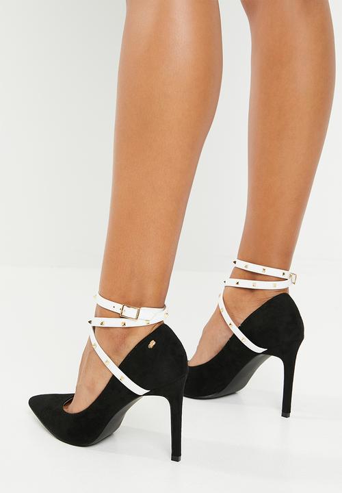 Miss Black - Miley heel - black & white
