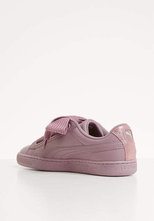 PUMA - Basket heart bio hacking - elderberry-puma silver