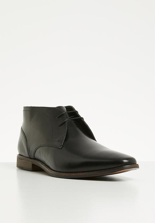 Superbalist - Strauss leather desert boot - black