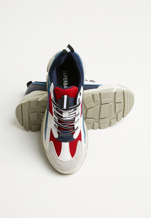 Superbalist - Evie sneaker - navy & red