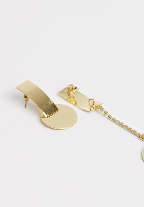 Superbalist - Stace mis matched earrings - gold