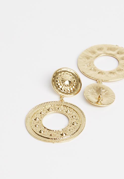 Superbalist - Vintage hoop earrings - gold