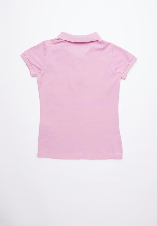 GUESS - Classic Guess polo - pink
