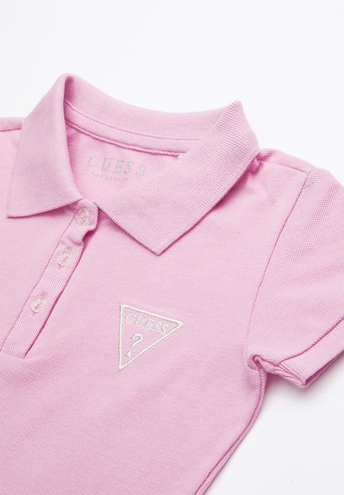 GUESS - Classic Guess polo - pink