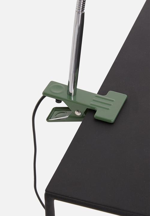 Present Time - Z clip on lamp - jungle green