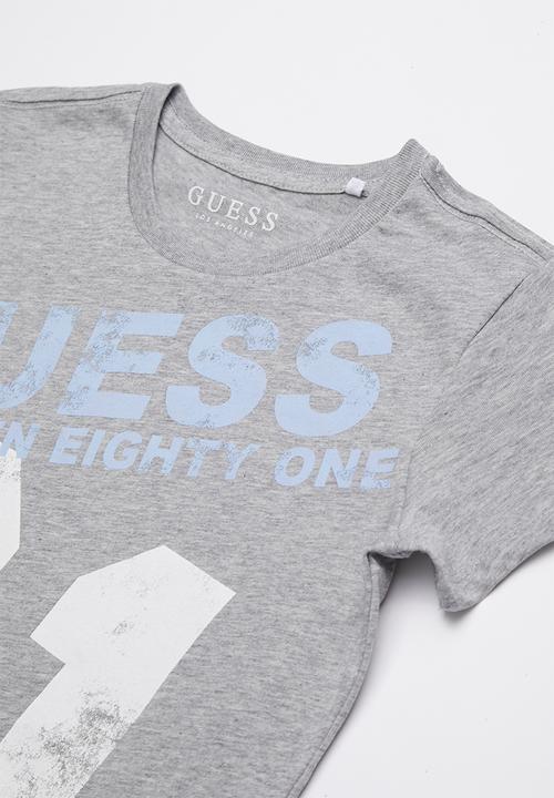 GUESS - Short sleeve Guess oversized tee - grey
