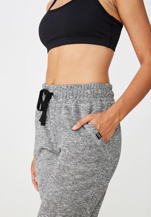 Cotton On - Gym track pants - grey & black