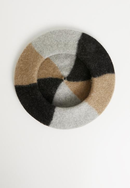 Superbalist - Winona colourblock beret- multi