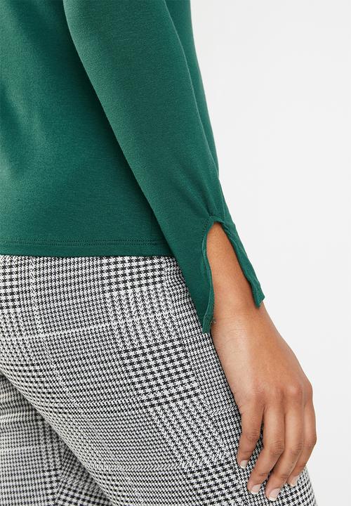 Superbalist - Funnel neck top - green