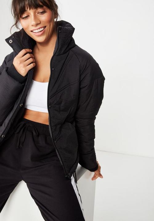 cotton on hiking puffer jacket