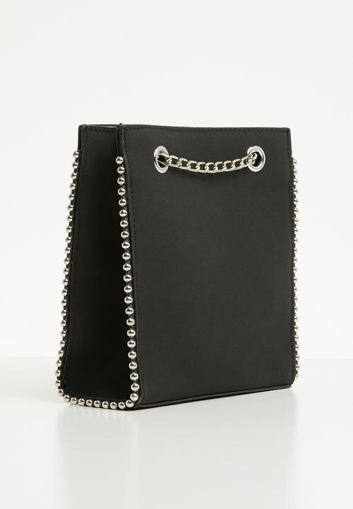 Superbalist - Studded detail tote bag - black