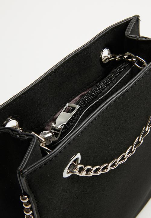 Superbalist - Studded detail tote bag - black