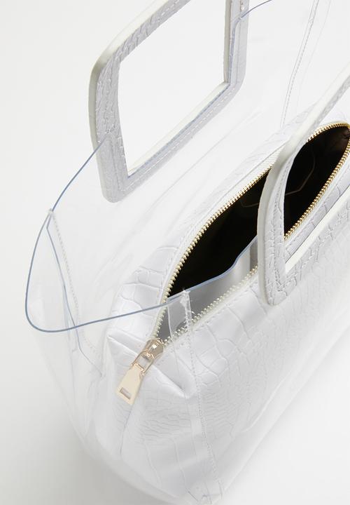 Superbalist - Perpex shopper bag - white