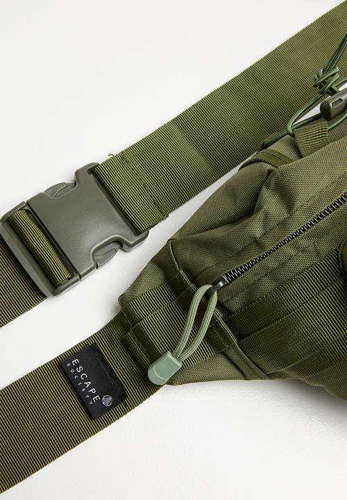 Escape Society - Utility bum bag - khaki